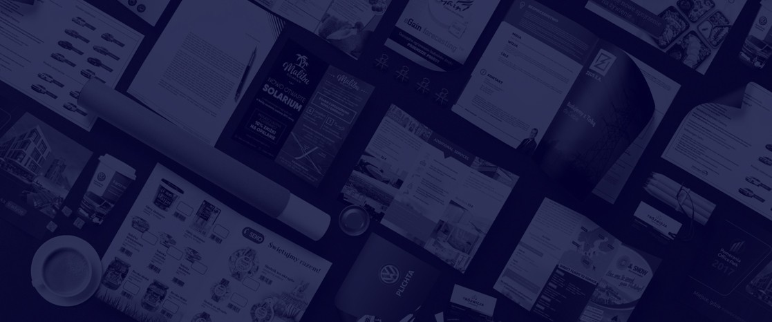 Realizacje graficzne i drukarskie agencji Trójwizja