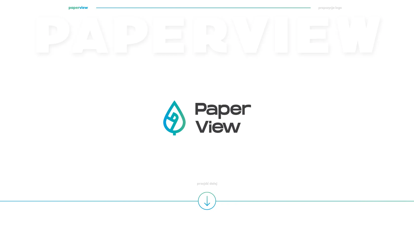 Projekt znaku Paper View